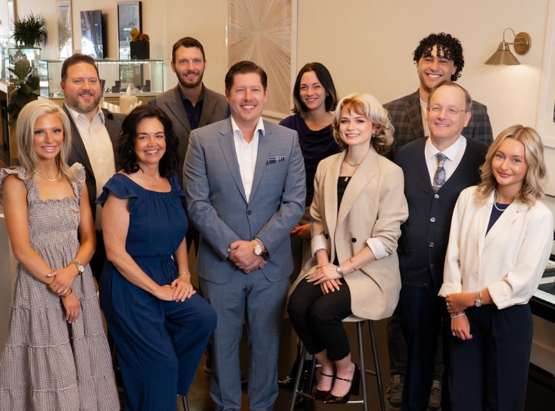 The Buchroeders Jewelers team at their Columbia showroom